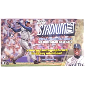 2014 Stadium Club Baseball Hobby Box (Reed Buy)