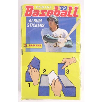 1989 Panini Stickers Baseball Hobby Box (Reed Buy)