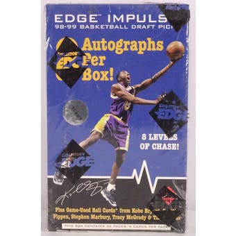 1998/99 Collector's Edge Impulse Basketball Hobby Box (Reed Buy)