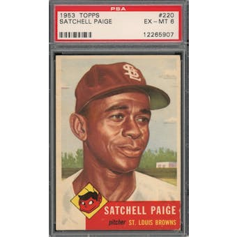 1953 Topps #220 Satchel Paige PSA 6 *5907 (Reed Buy)