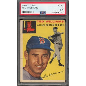 1954 Topps #250 Ted Williams PSA 1.5 *3247 (Reed Buy)