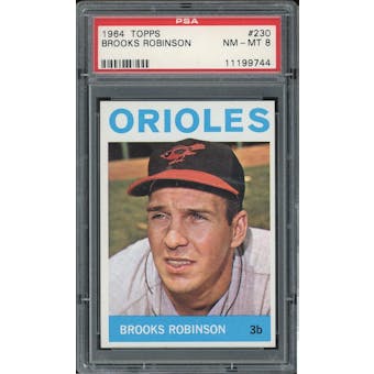 1964 Topps #230 Brooks Robinson PSA 8 *9744 (Reed Buy)