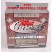 2008 Topps Finest Baseball Hobby Box (Reed Buy)