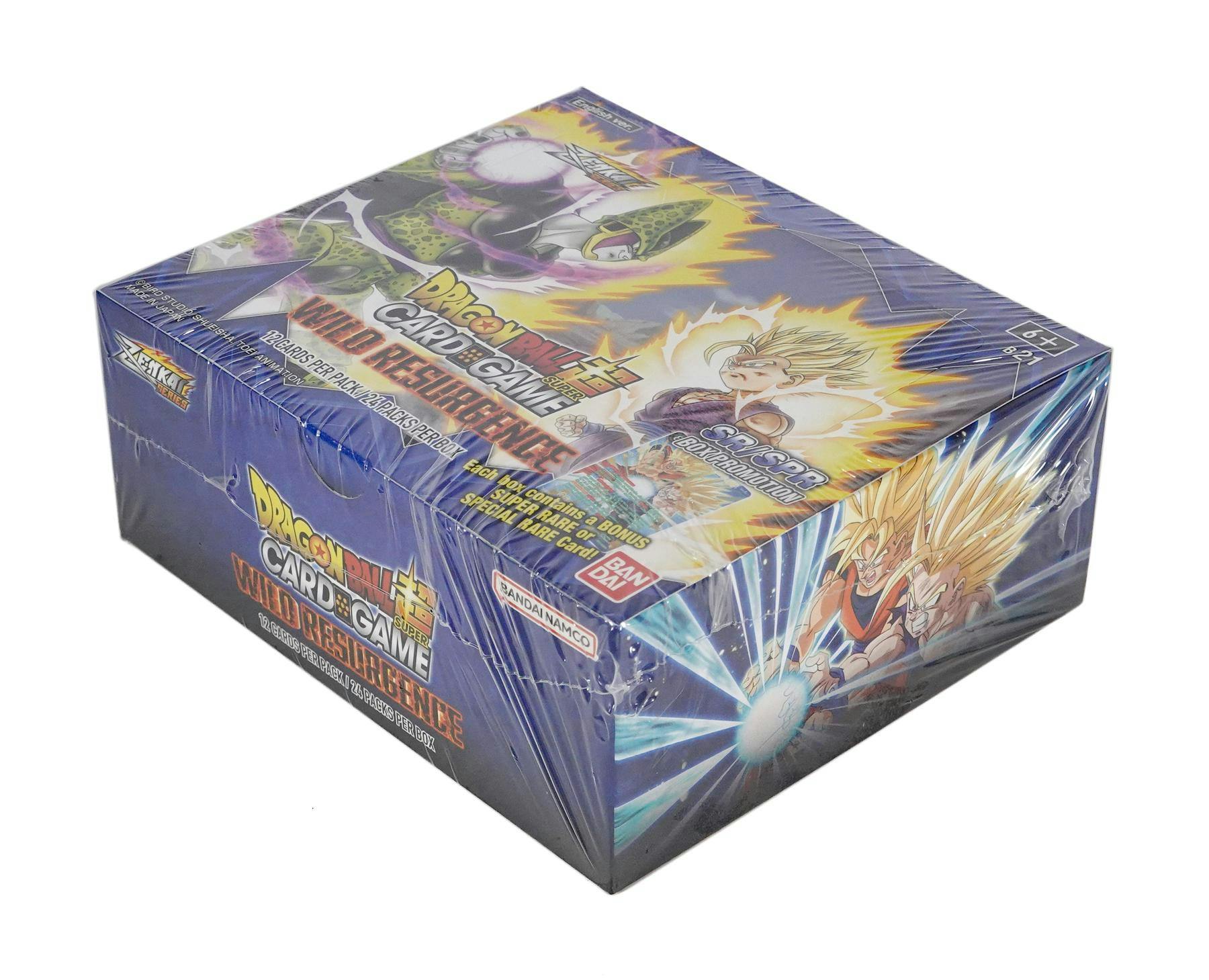  BANDAI NAMCO Entertainment Dragon Ball Super: Zenkai Series 4  Wild Resurgence Booster Box (24 Packs) (BCL2667465) : Toys & Games
