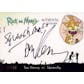 2022 Hit Parade Rick and Morty Sketch Card Premium Edition Series 2 Hobby Box Tom Kenny