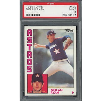 1984 Topps #470 Nolan Ryan PSA 9 *6197 (Reed Buy)