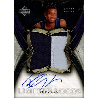 2006-07 Exquisite Collection Rudy Gay RPA #LL-RG 10/50