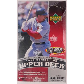 1999 Upper Deck Series 2 Retail Box 24ct (Reed Buy)
