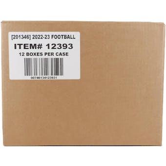 2022 Panini Prizm Football Hobby 12-Box Case