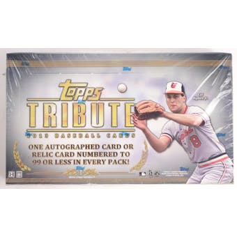 2013 Topps Tribute Baseball Hobby Box (Reed Buy)