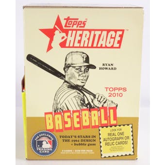 2010 Topps Heritage Baseball 36ct Gravity Box (Reed Buy)