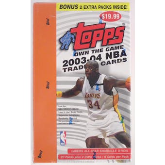 2003/04 Topps Basketball Blaster Box (22ct) (Reed Buy)