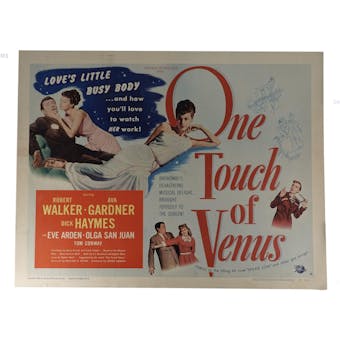 1948 One Touch of Venus Half Sheet Movie Poster - Ava Gardner