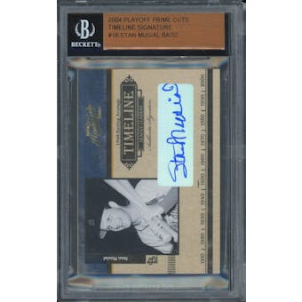 2004 Playoff Prime Cuts Timeline Signature #16 Stan Musial #/50 (Reed Buy)