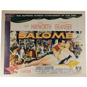 1953 Salome Half Sheet Movie Poster - Rita Hayworth