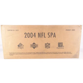 2004 SP Authentic Football Hobby Case (12 boxes) (Reed Buy)