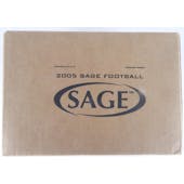 2005 SAGE Autographed Football Hobby Case (12 boxes) (Reed Buy)