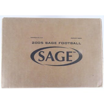 2005 SAGE Autographed Football Hobby Case (12 boxes) (Reed Buy)