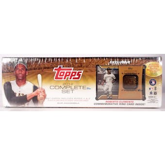 2012 Topps Baseball Factory Set (w/ Commemorative Roberto Clemente Ring Card) (Reed Buy)