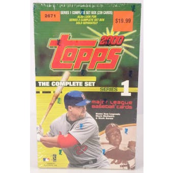 2000 Topps Series 1 Baseball Complete Set Box (Reed Buy)
