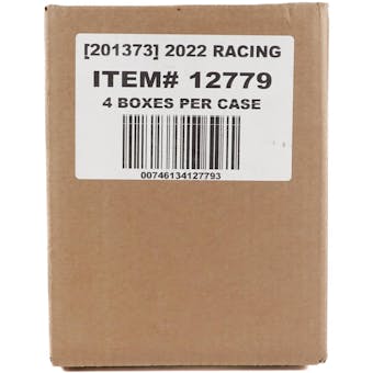 2022 Panini National Treasures Racing Hobby 4-Box Case