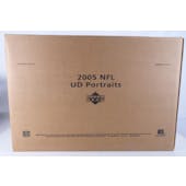 2005 Upper Deck Portraits Football Hobby Case (16 boxes) (Reed Buy)