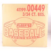 1992 Fleer Baseball Rack Case (Reed Buy)
