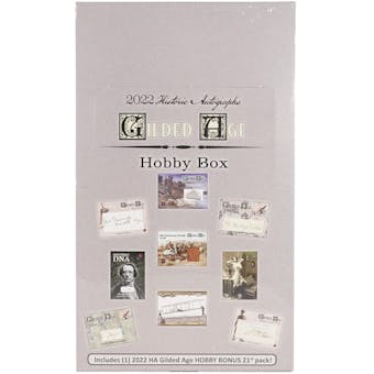 2023 Historic Autographs Gilded Age Hobby Box