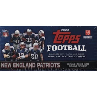 2008 Topps Football Factory Set (Box) (New England Patriots)