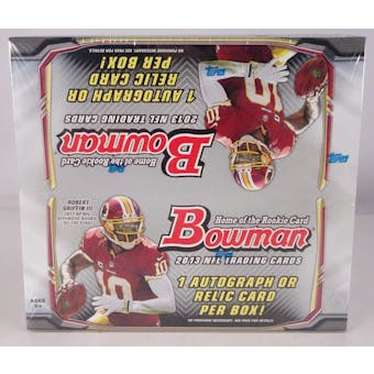 2013 Bowman Football Retail Box (Reed Buy)