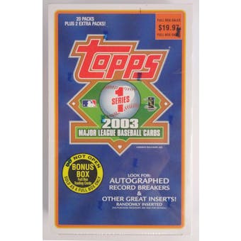 2003 Topps Series 1 Baseball Blaster Box (Reed Buy)