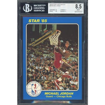 1984/85 Star Court Kings 5x7 #26 Michael Jordan BGS 8.5 (9.5,8,8.5,9) *1072 (Reed Buy)