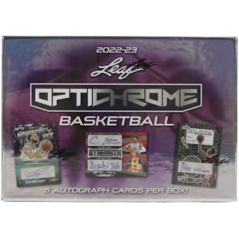 2022/23 Leaf Optichrome Basketball Hobby 12-Box Case  - Two-Bros 12 Spot Random Box Break #2