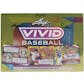 2022 Leaf Vivid Baseball Hobby 12-Box Case