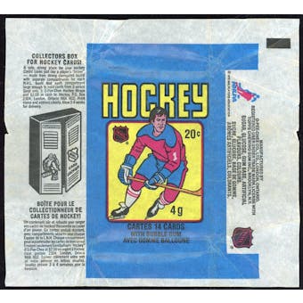 1979/80 O-Pee-Chee Hockey Wax Pack Wrapper (slight tears)(VG) (Reed Buy)