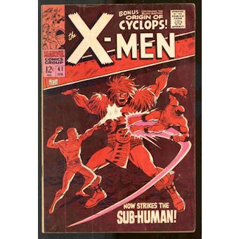 X-Men #41 VG- (Roy Thomas)
