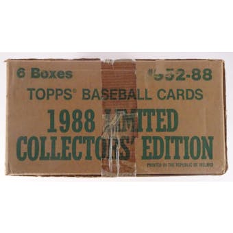 1988 Topps Tiffany Baseball Factory Set Case (Reed Buy)