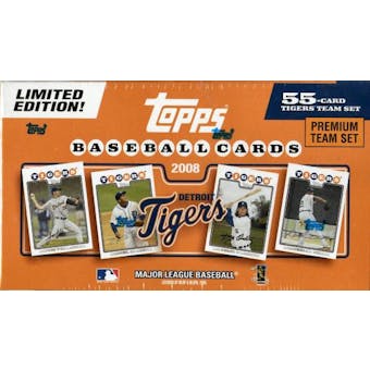 2008 Topps Premium Team Baseball Set (Box) (Detroit Tigers)