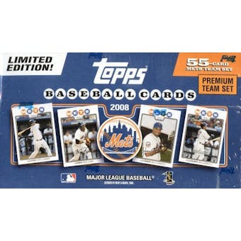 2008 Topps Premium Team Baseball Set (Box) (NY Mets)