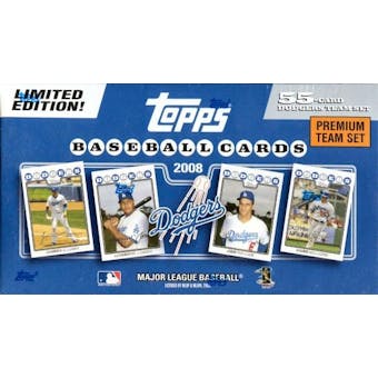 2008 Topps Premium Team Baseball Set (Box) (LA Dodgers)