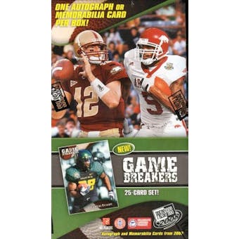 2008 Press Pass Game Breakers Football Holiday Blaster Box