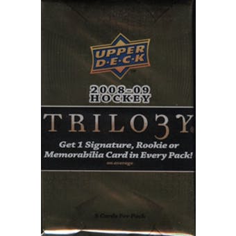 2008/09 Upper Deck Trilogy Hockey Hobby Pack