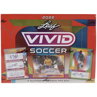 2022 Leaf Vivid Soccer Hobby 1-Box - DACW Live 4 Spot Random Card Break #12