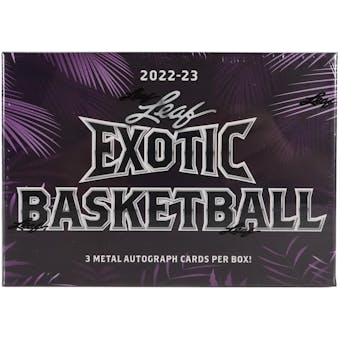 2022/23 Leaf Exotic Basketball Hobby Box