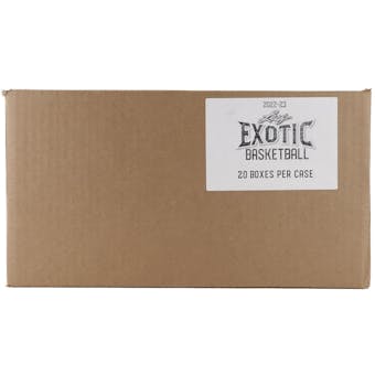 2022/23 Leaf Exotic Basketball Hobby 20-Box Case