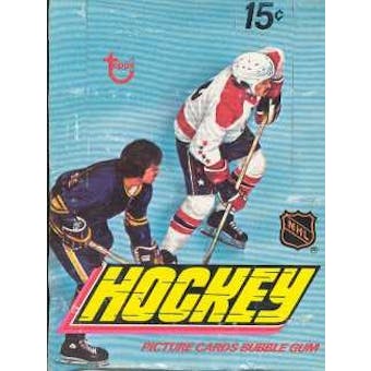 1977/78 Topps Hockey Wax Box