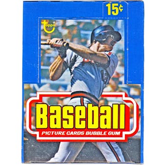 1977 Topps Baseball Wax Box