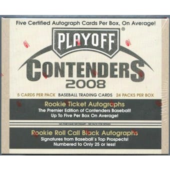 2008 Playoff Contenders Baseball Hobby Box