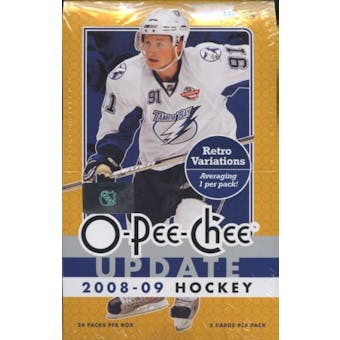 2008/09 Upper Deck O-Pee-Chee Update Hockey Hobby Box