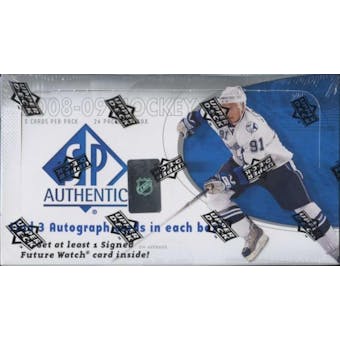 2008/09 Upper Deck SP Authentic Hockey Hobby Box